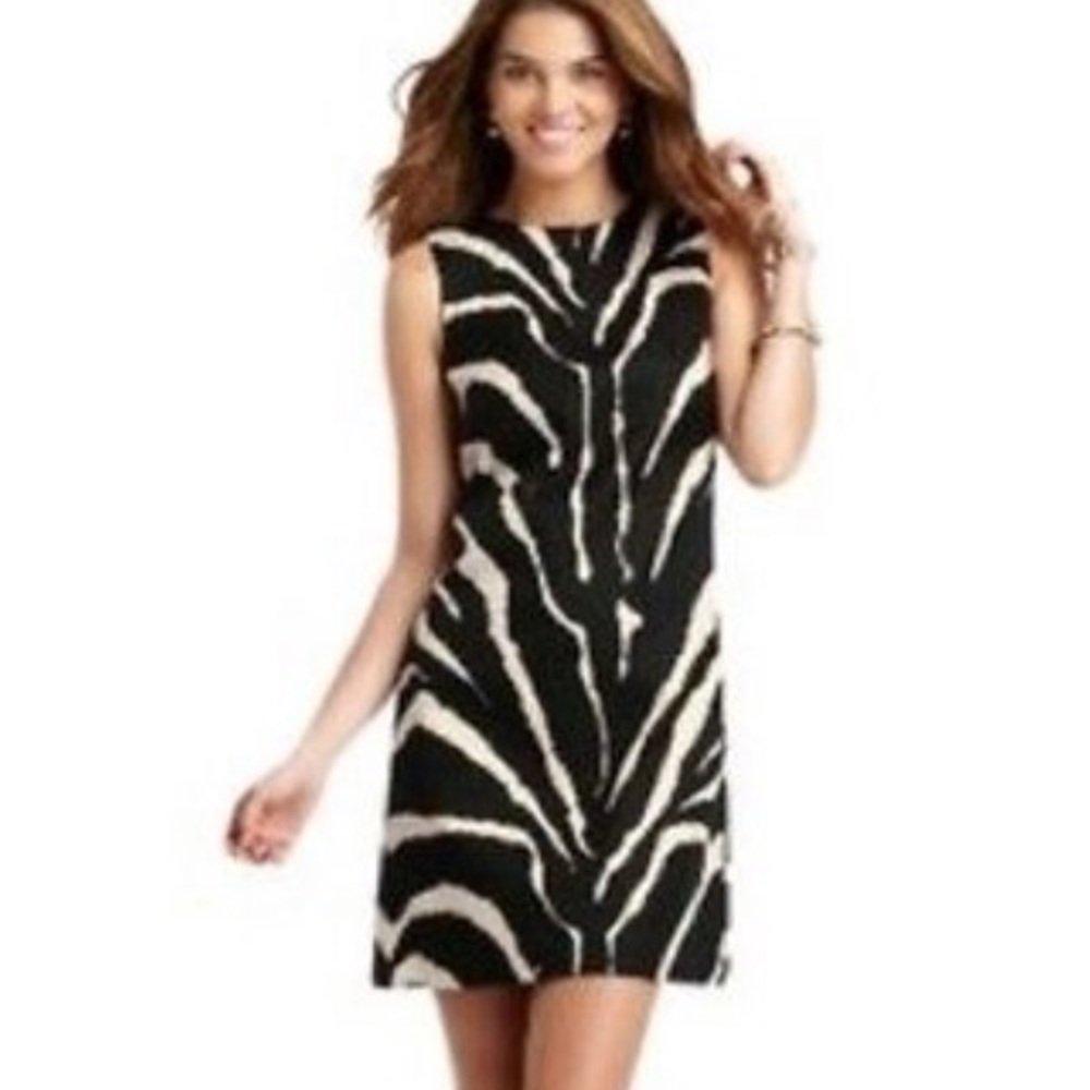 Animal Print Shirt Dress